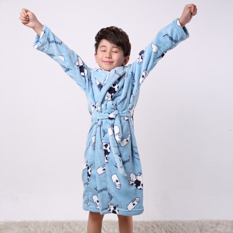 Flannel children's nightgown Image