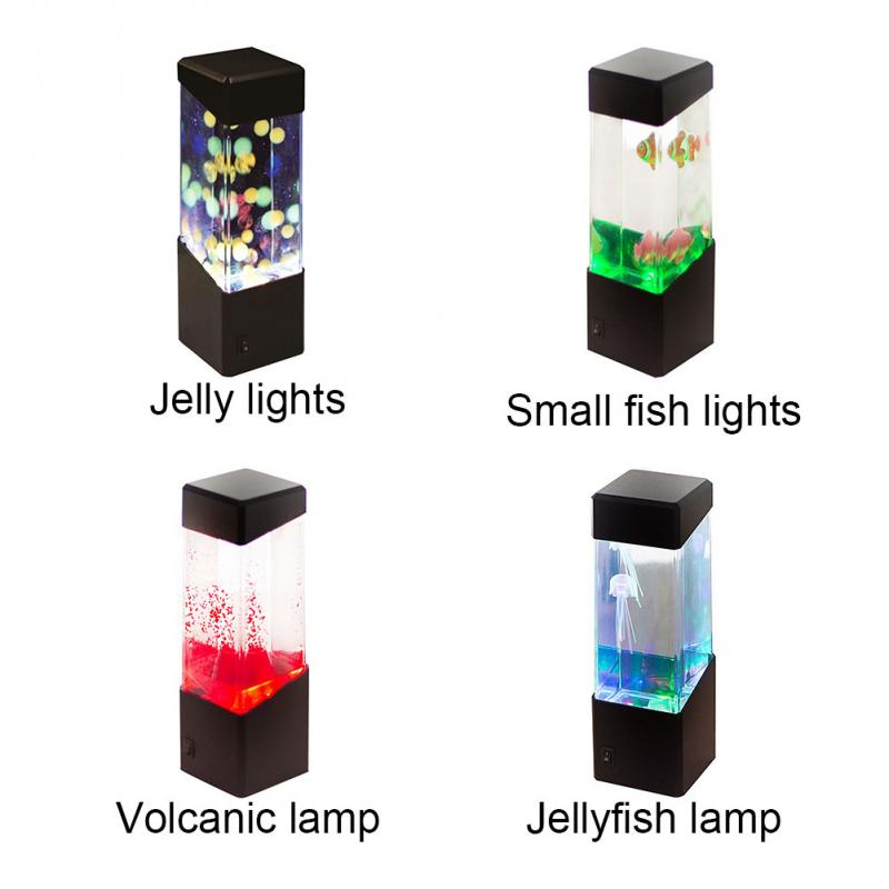 Colorful LED jellyfish night light Image