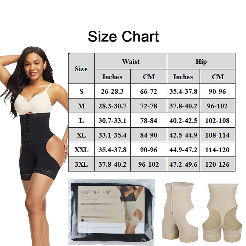 Women Shapewear High Waist Butt Lifter Tummy Control Underwear Workout Waist Trainer Corset Image