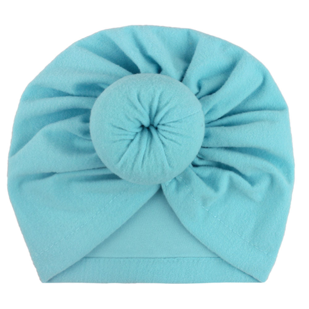 Children's turban hat baby knotted Indian beanie Image