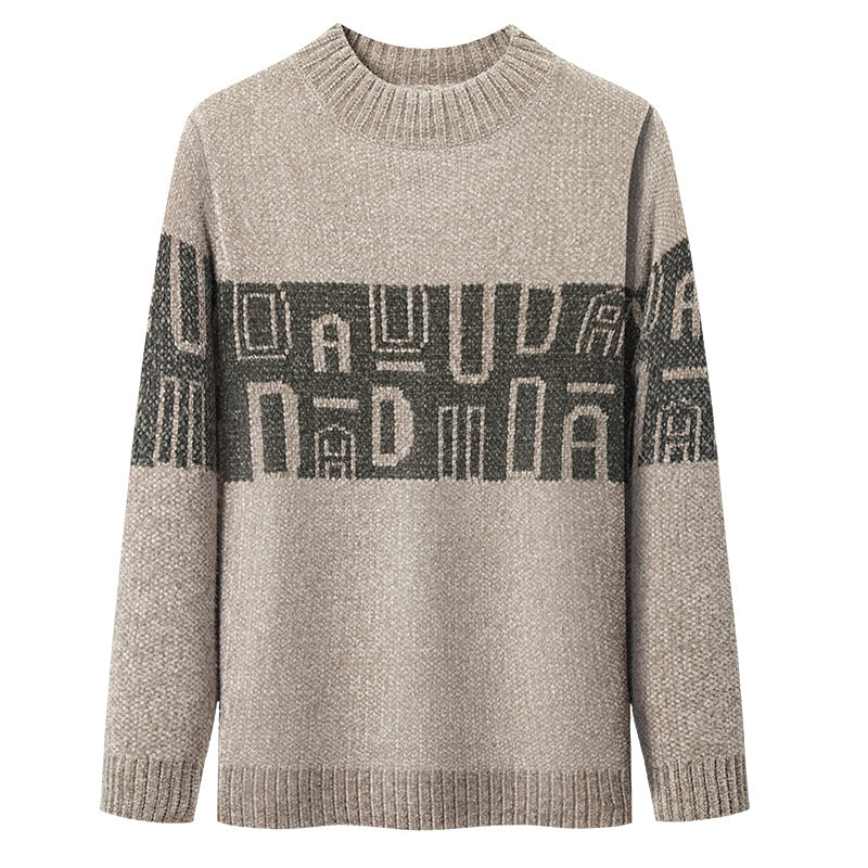 Ferret Men's Tops Youth Thicken Men's Knitwear Image