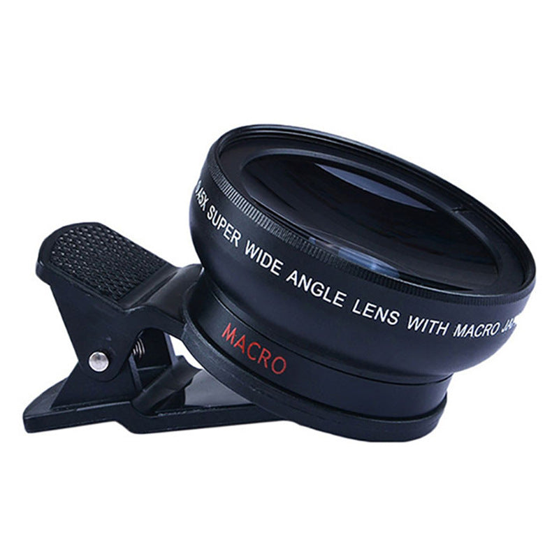 Mobile phone lens 0.45Xwide angle 12.5 times the macro external lens photography camera universal HD Combo Image