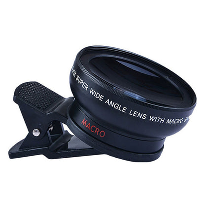 Mobile phone lens 0.45Xwide angle 12.5 times the macro external lens photography camera universal HD Combo