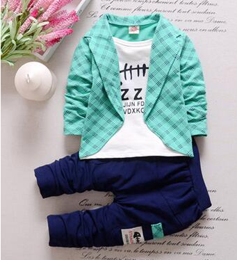 2021 toddler baby clothes children suit 0-3 years old suit + pants children's sportswear boys girls children's clothing brand Image