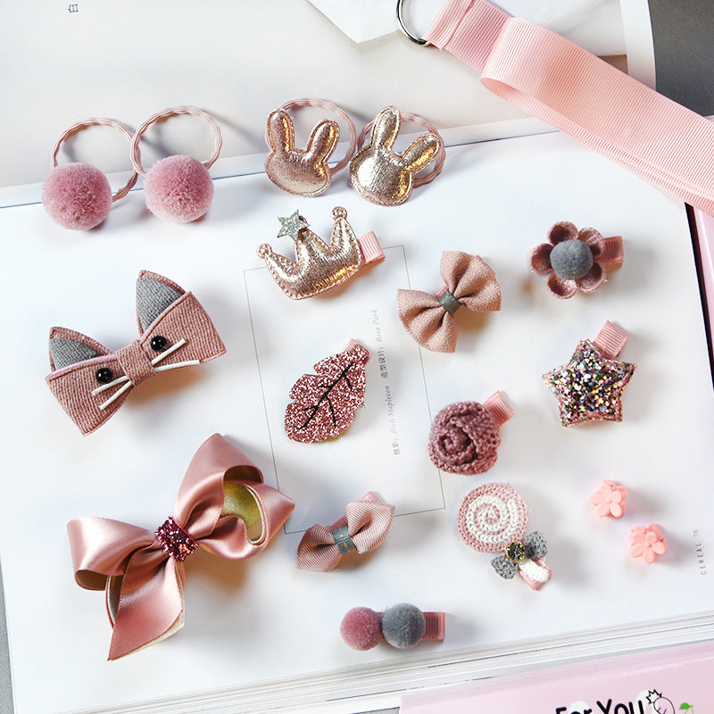 Girls hair accessories set Image