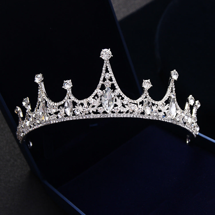 Korean Princess Bride Wedding Wedding Tiara jewelry hair accessories QUEEN CROWN diamond crown Image