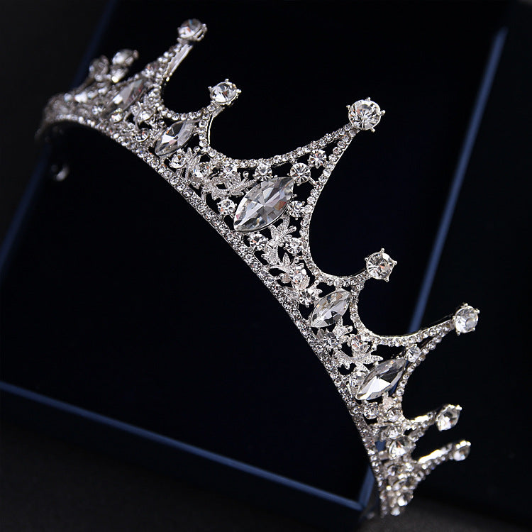 Korean Princess Bride Wedding Wedding Tiara jewelry hair accessories QUEEN CROWN diamond crown Image