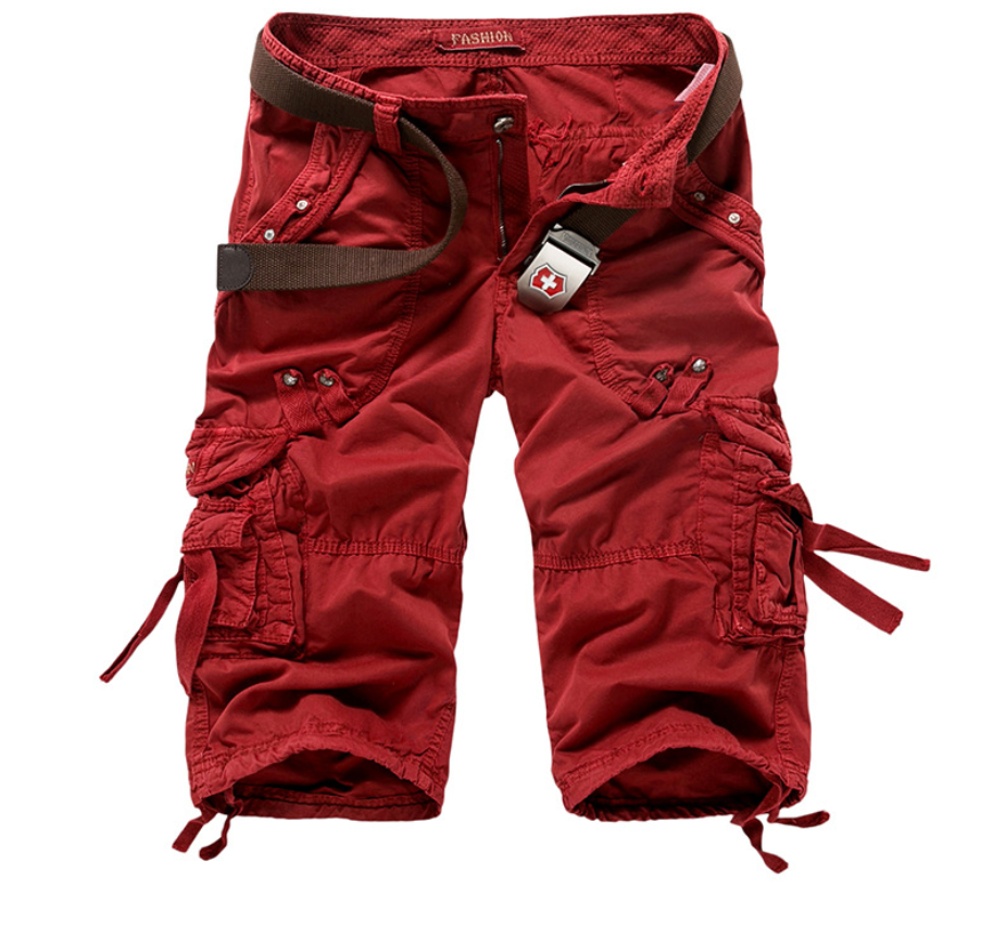 Workwear Shorts Multi-pocket Pants Image