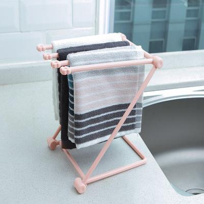 Foldable Dishcloth Shelf Kitchen Accessories Gadget Organizer Image