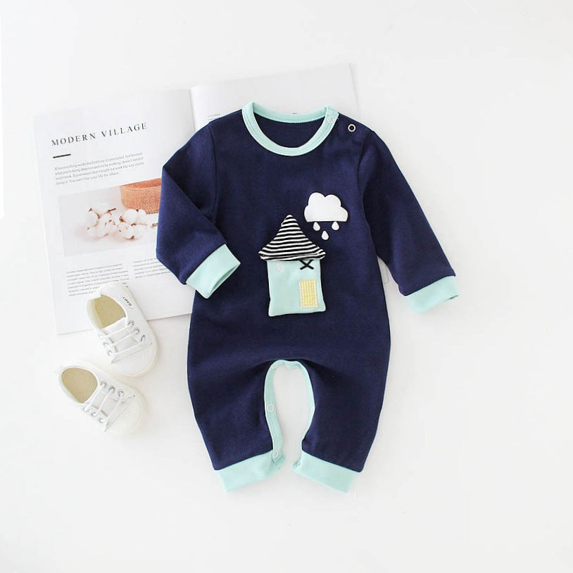 Baby one-piece romper cotton baby Image