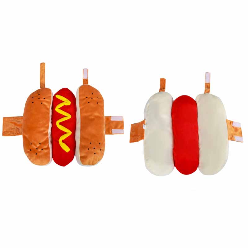 Funny Halloween Costumes For Dogs Puppy Pet Clothing Hot Dog Design Dog Clothes Pet Apparel Dressing Up Cat Party Costume Suit Image