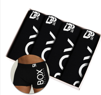 4Pc Boxershorts for Men Boxer Short Underwear Man Panties Image