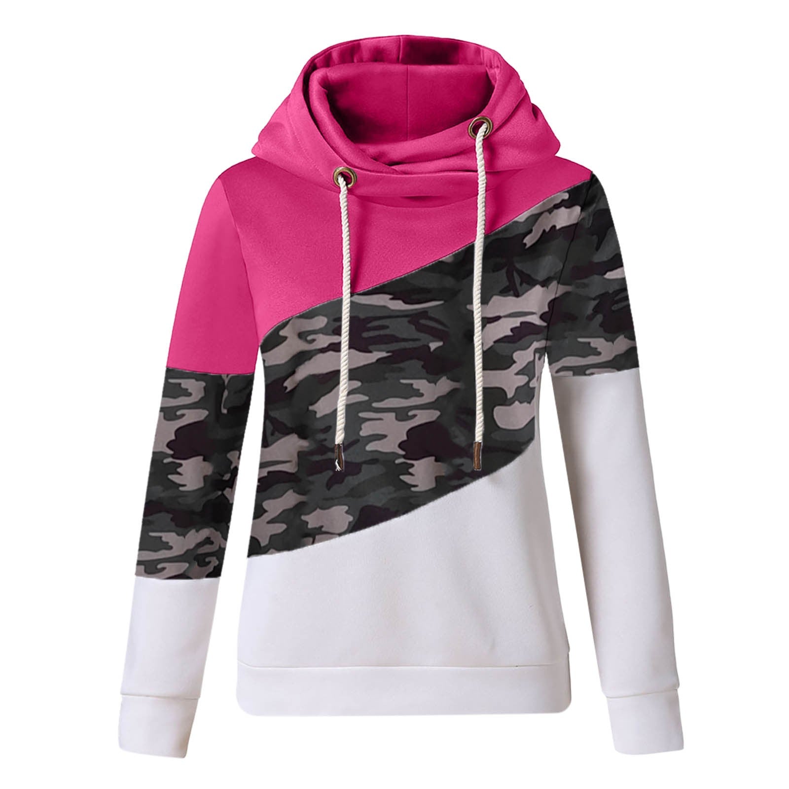 Hoodies Women Camouflage hoodie Sweatshirt Image