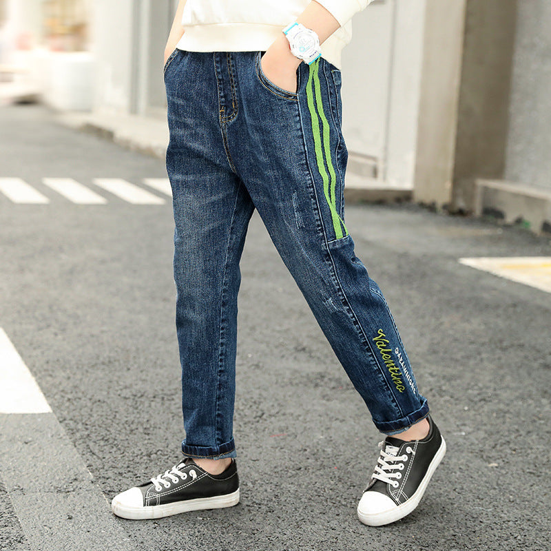 CUHK Kids' Fashion Straight Casual Pants Image