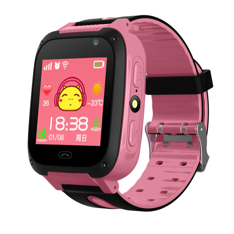 Gifted Children Touch Screen Smart Wearable Phone Watch With GPS Positioning Anti Loss Function Image