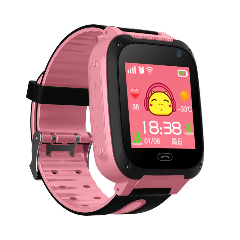 Gifted Children Touch Screen Smart Wearable Phone Watch With GPS Positioning Anti Loss Function Image