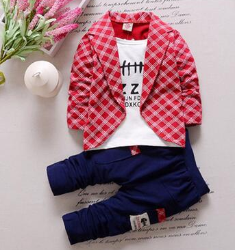 2021 toddler baby clothes children suit 0-3 years old suit + pants children's sportswear boys girls children's clothing brand Image