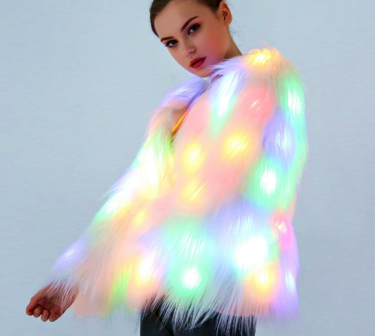 Festival Fur Coat LED Jacket Image