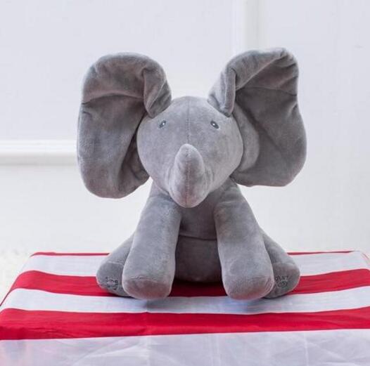 Peek-A-Boo Interactive Elephant Plush Toy Image