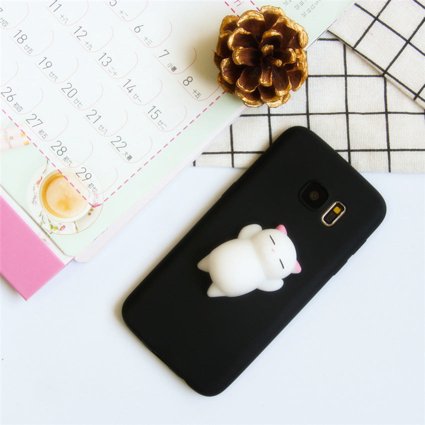 Three-dimensional cat Samsung mobile phone case Image