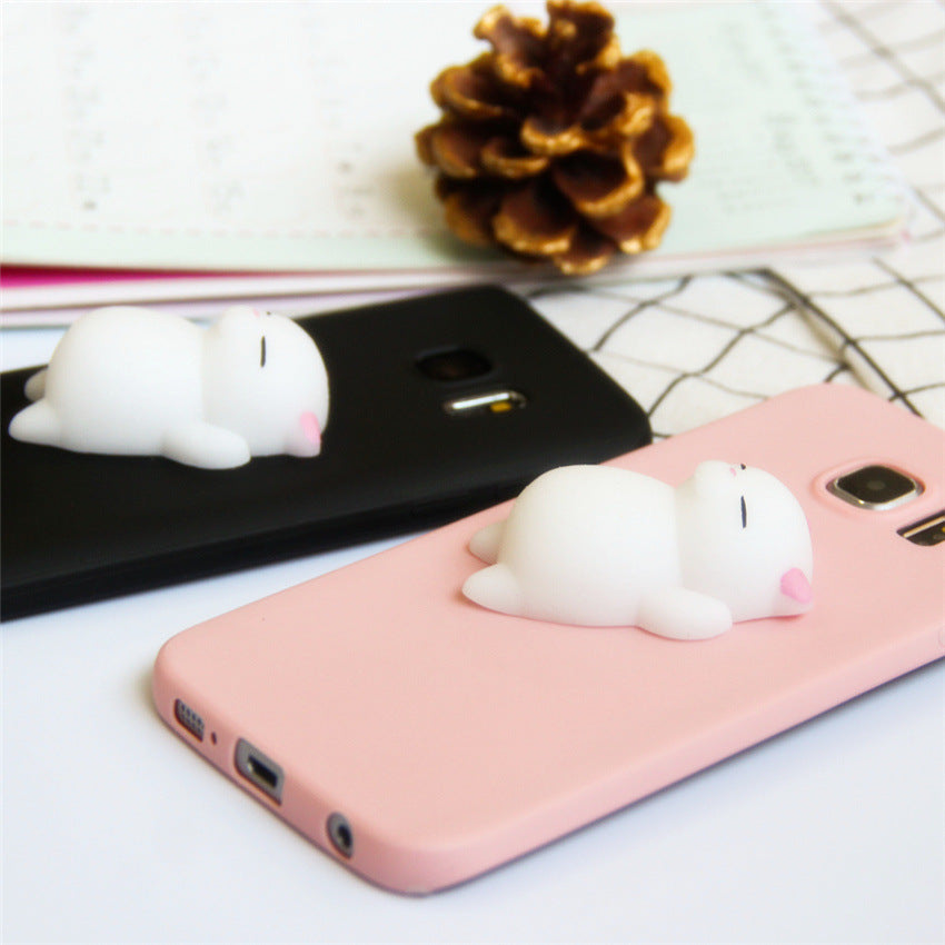 Three-dimensional cat Samsung mobile phone case Image