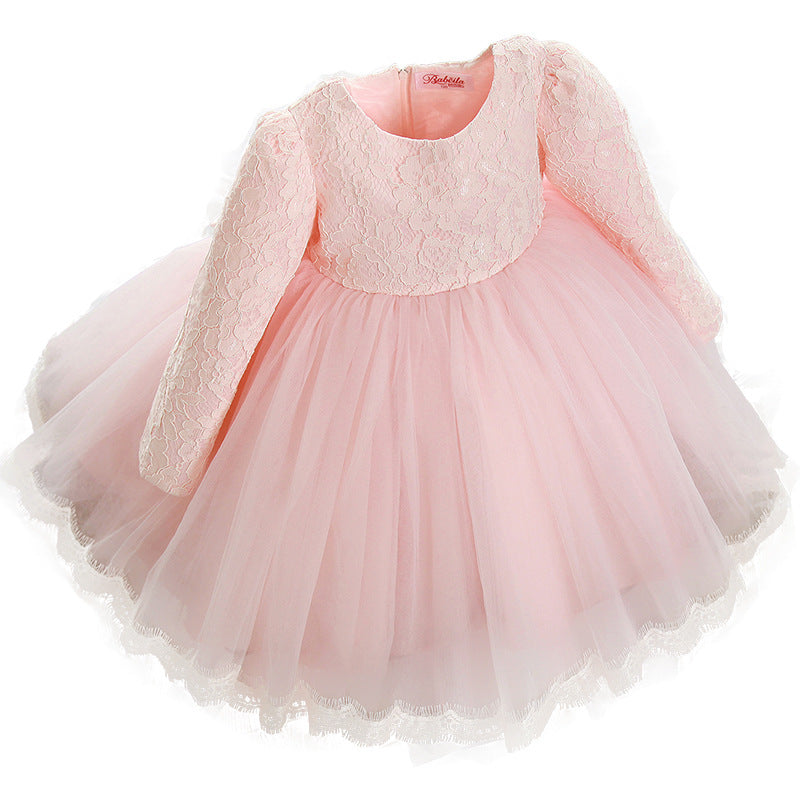 Lace princess dress girls summer dress Image