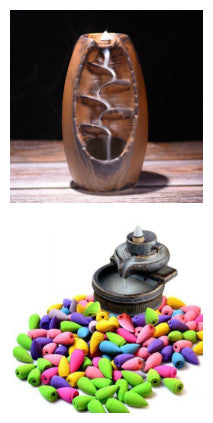 Multi-layers Ceramic Back flow Incense Burner Image