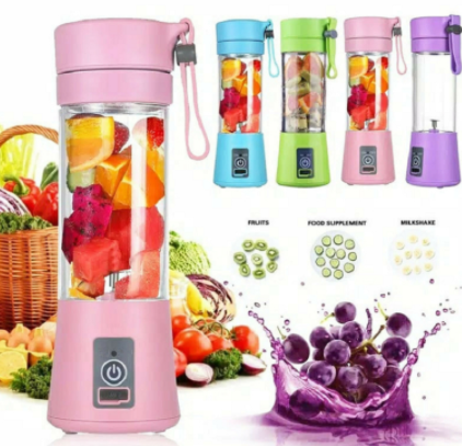 Portable Blender With USB Rechargeable Mini Kitchen Fruit Juice Mixer Image