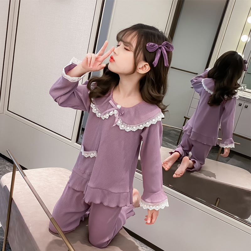 Girls' Suits, Autumn Clothes, Western Style, Children's Clothes Image