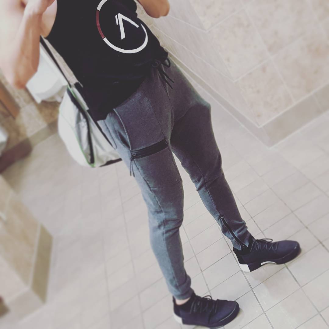 New Fitness Pants Casual Sweatpants Fashion High Street Trousers Pants Men Joggers Image