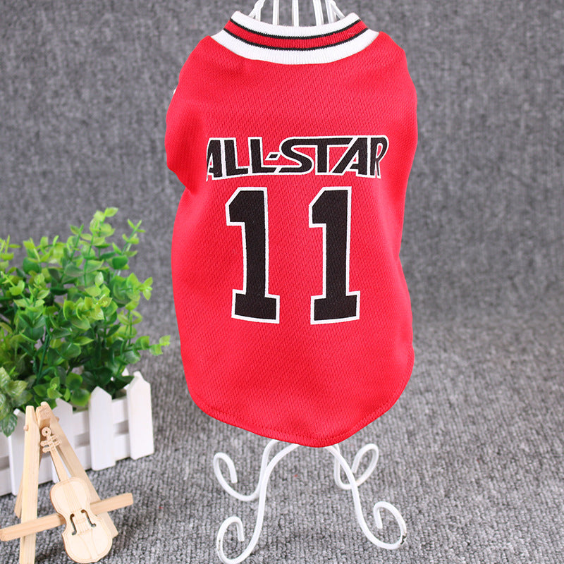 Hot World Cup Ball Spring And Summer Dog Vest Pet Supplies Image