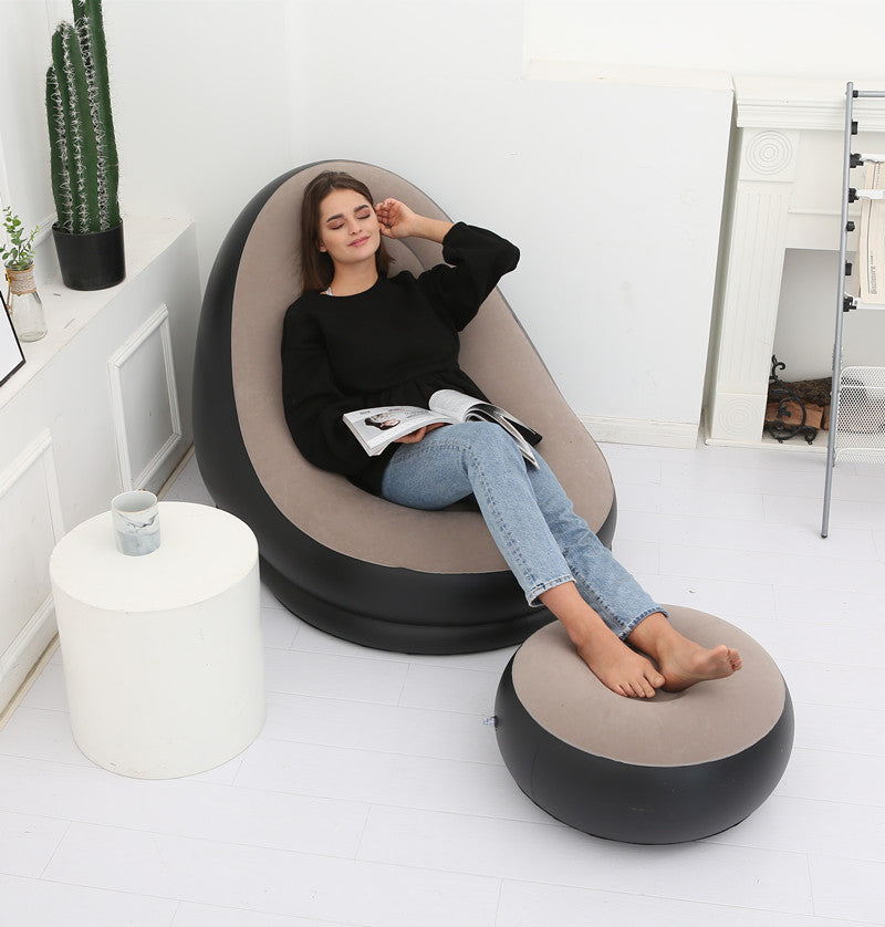 Lazy Bean Bag with Inflatable Folding Sofa Image