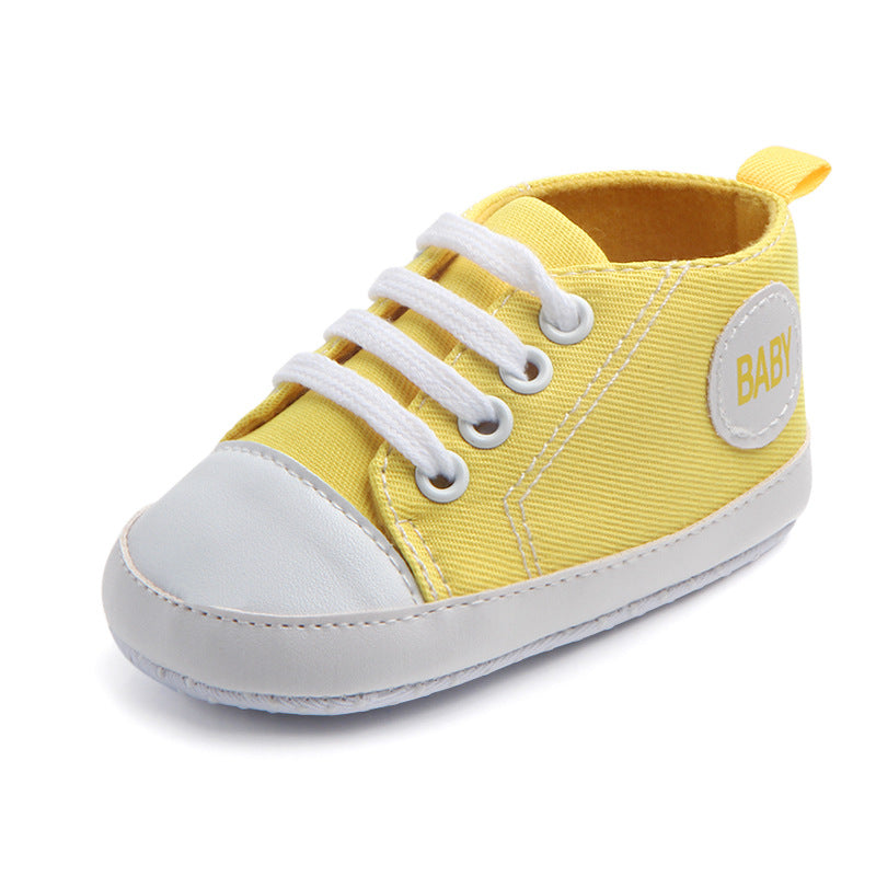 Canvas Classic Sports Sneakers Baby Boys Girls First Walkers Shoes Infant Toddler Soft Sole Anti-slip Baby Shoes Image