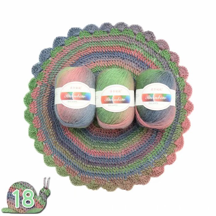 Rainbow ball of yarn Image