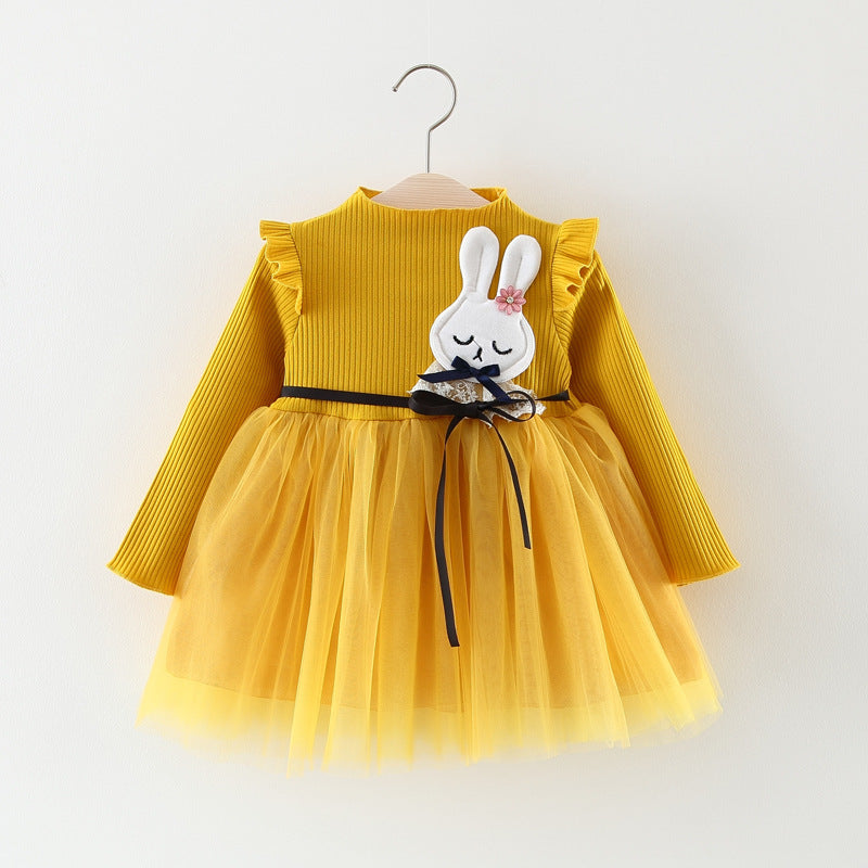 Autumn Girl Princess Dress Baby Girl Skirt Gauze Girl Children 0-1-2-3 Years Old Baby Girl Dress Image