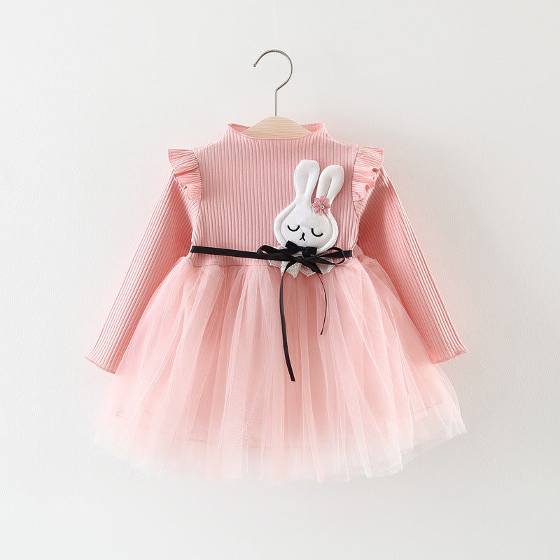 Autumn Girl Princess Dress Baby Girl Skirt Gauze Girl Children 0-1-2-3 Years Old Baby Girl Dress Image