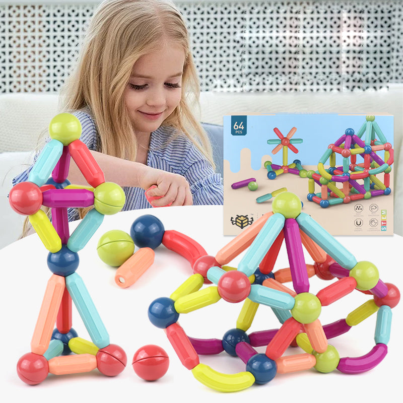 Baby Toys Magnetic Stick Building Blocks Game Magnets Children Set Kids Magnets For Children Magnetic Toy Bricks Image