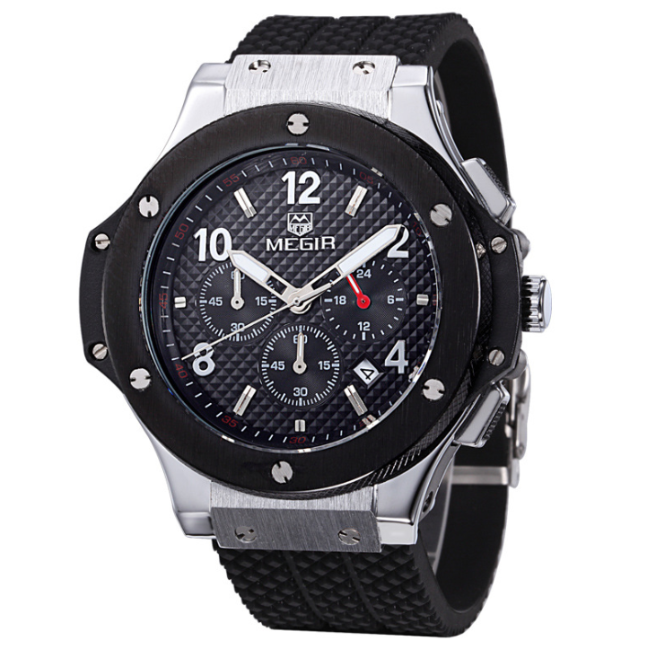 Watches Men Luxury Quartz Wrist Watch Male Sports Military Chronograph Watches Image