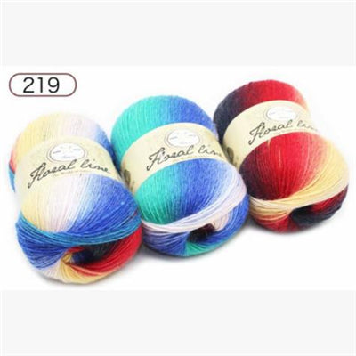 Rainbow ball of yarn Image