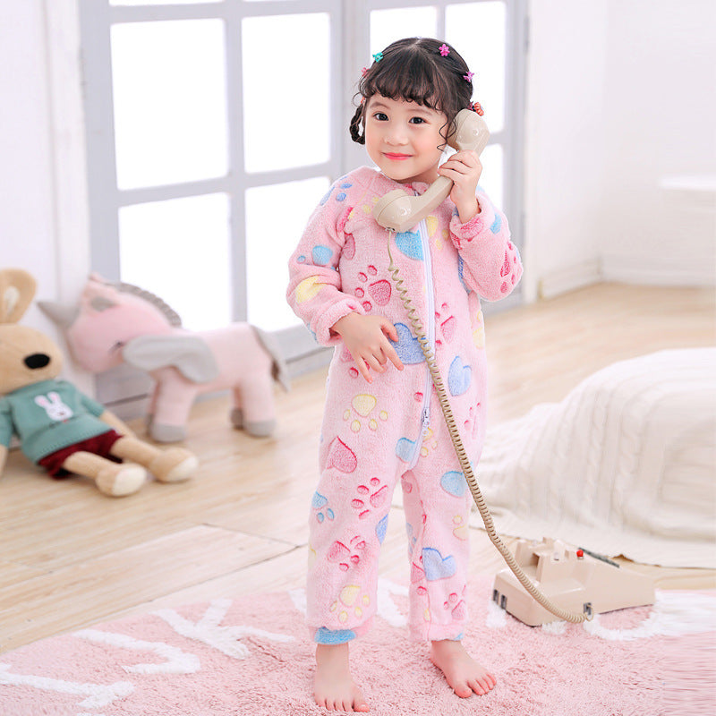 Autumn and winter infant pajamas Image