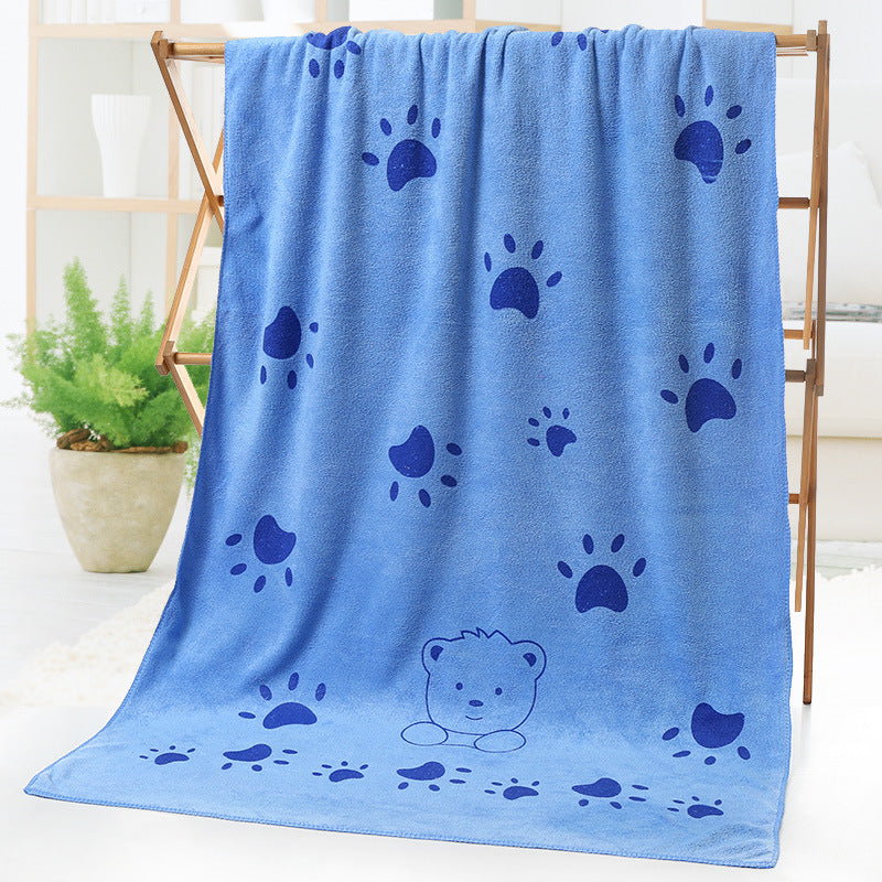 Bath towel beach towel cartoon print Image