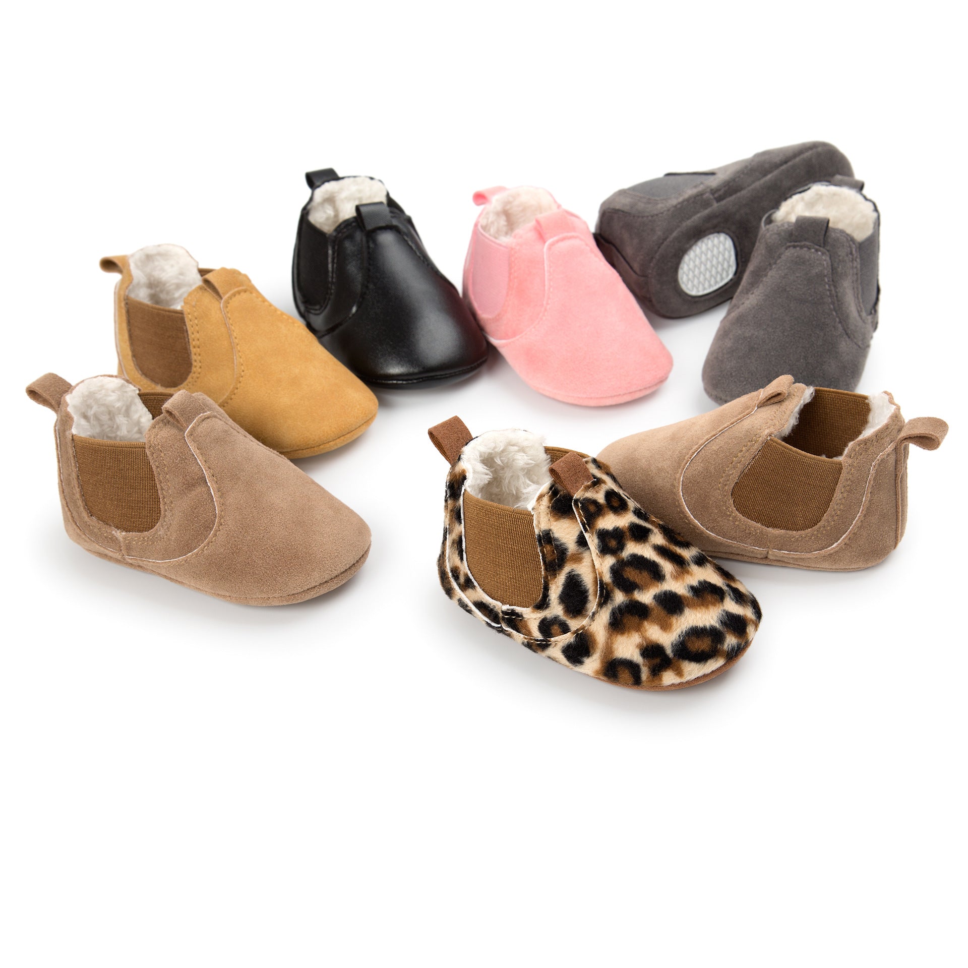 PU Leather Shoes Newborn Baby  Walker Sneakers Shoes Image