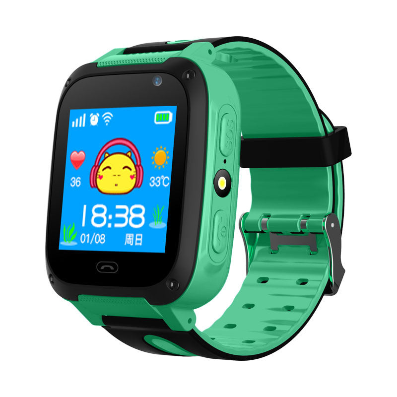 Gifted Children Touch Screen Smart Wearable Phone Watch With GPS Positioning Anti Loss Function Image