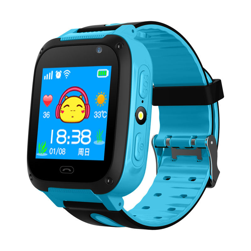 Gifted Children Touch Screen Smart Wearable Phone Watch With GPS Positioning Anti Loss Function Image