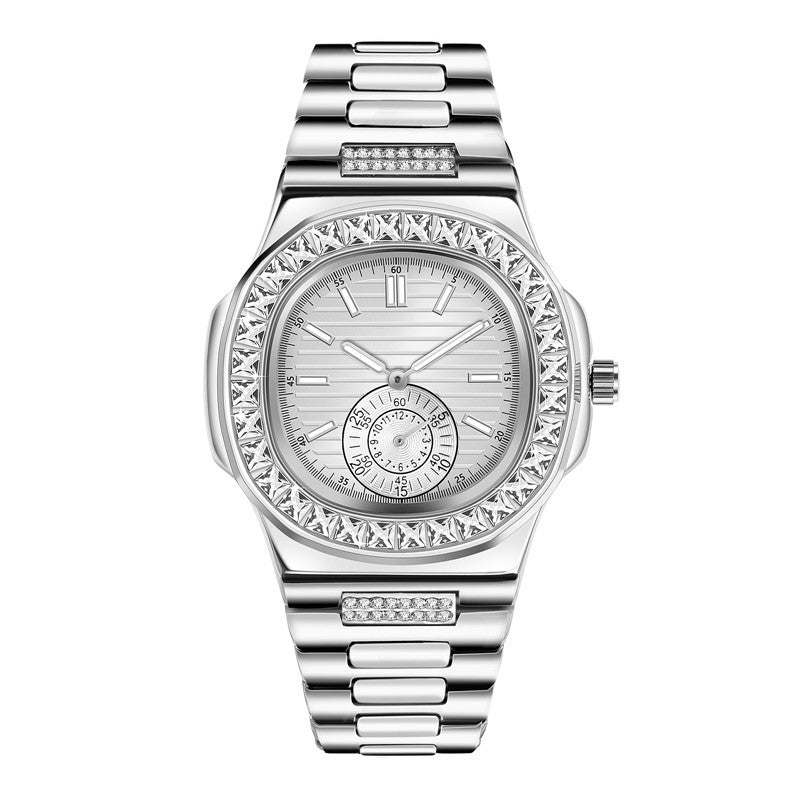 Mens Fashion Alloy  Luxury Brand Diamond Gifts Watches Image