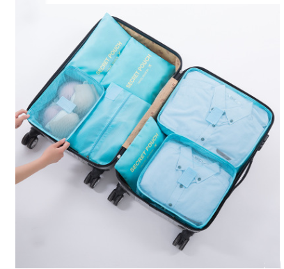 Durable Waterproof Nylon Packing Cube Travel Organizer Bag Image