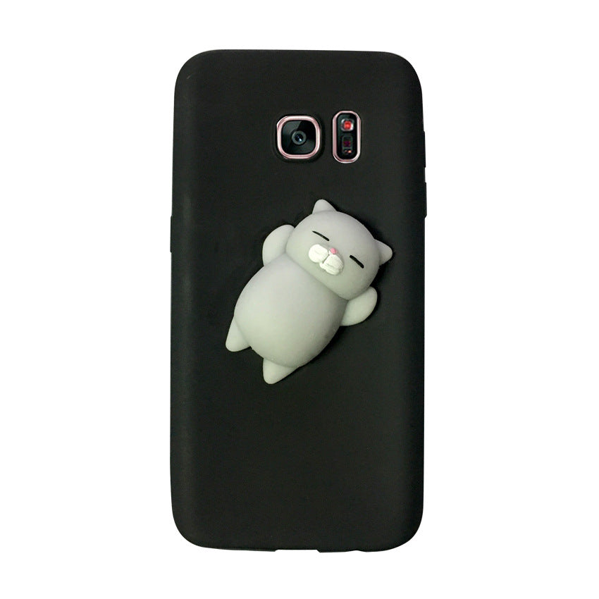 Three-dimensional cat Samsung mobile phone case Image