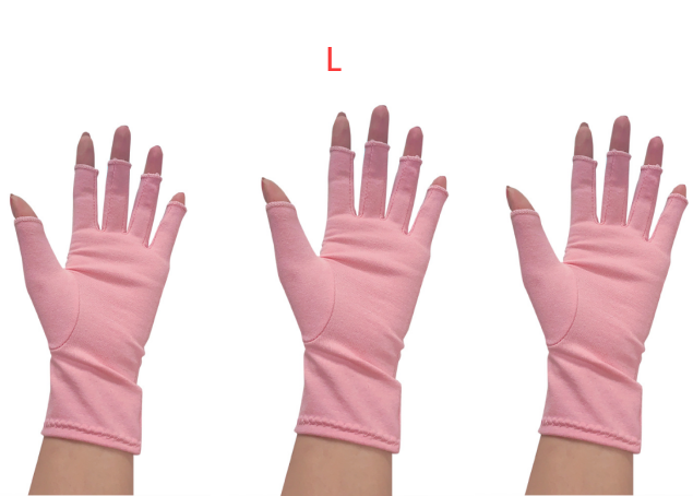 Breathable Health Care Half Finger Gloves Image