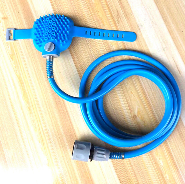 Pet Bathing Tool Pet Dog Convenient Clean Water Pipe Spray Nozzle Strap Image