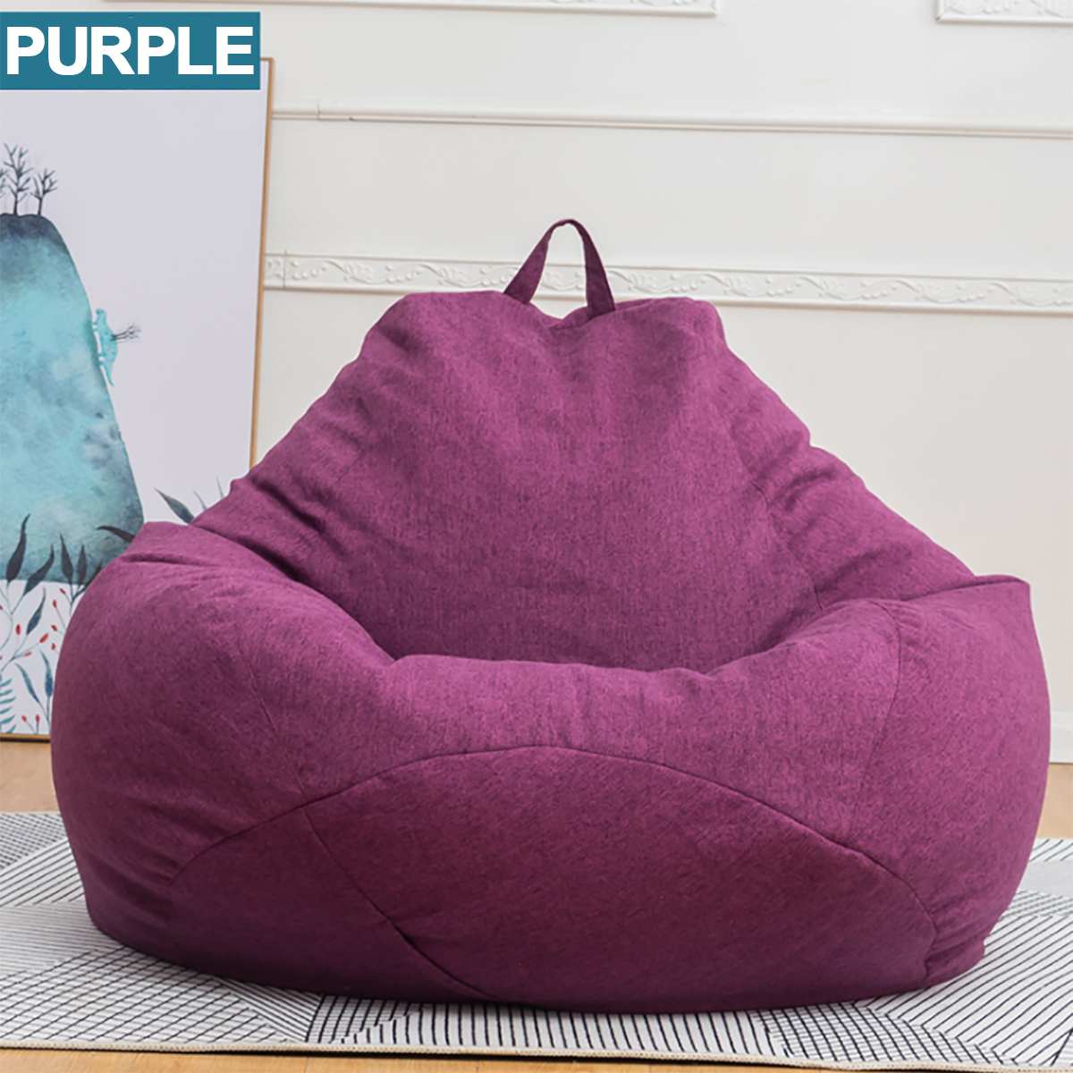 Comfortable Soft Giant Bean Bag Chair Image